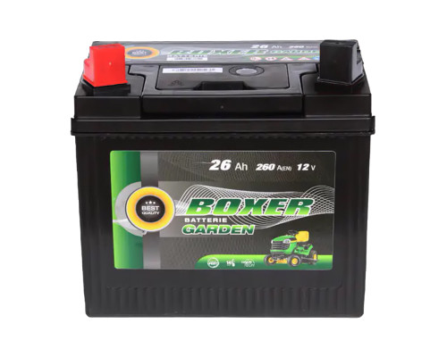 Boxer 26Ah 260A 12V Garden L+