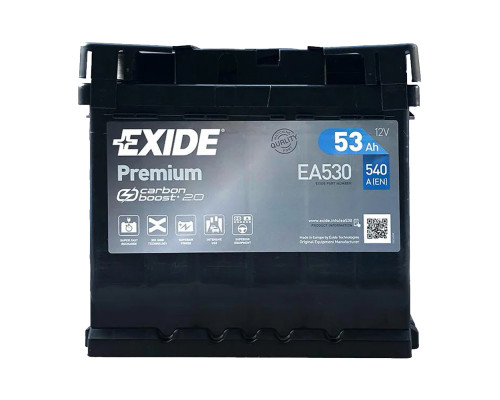 Exide 53 Ah 540A EA530