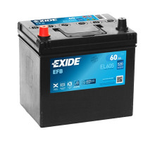 Exide 60 Ah 520A EN 12v EL605 EFB L+