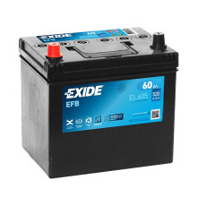 Exide 60 Ah 520A EN 12v EL605 EFB L+