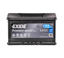 Exide 72 Ah 720A EA722