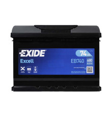 Exide 74Ah  680A EB740