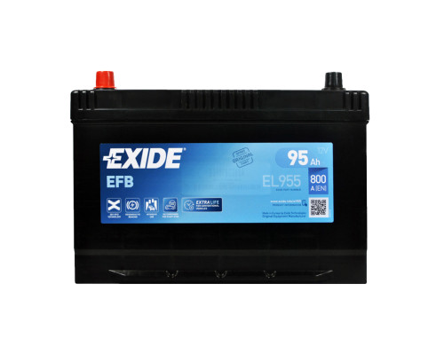 Exide 95 Ah 800A EN 12v EL955 EFB L+