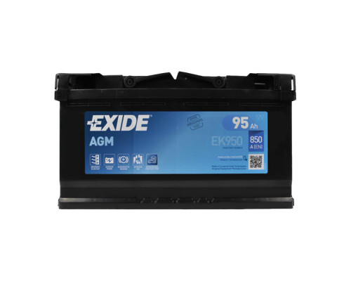 Exide 95 Ah 850A EK950 AGM