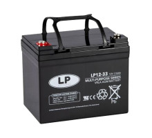 Landport 33Ah 12v VRLA L+