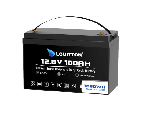 Louitton 100Ah 200V 1280Wh 12,8V