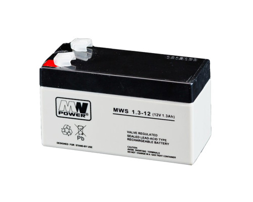 MWPower 1.3Ah 12V AGM