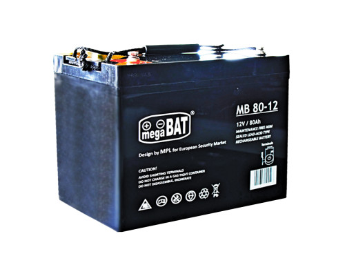 mega-BAT 80Ah 12V AGM L+